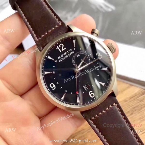 Buy Copy Movado Celestograf All Black Quartz Watches 2