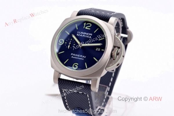 New Panerai PAM 1117 Luminor Marina 44mm Blue Dial Watches VS Factory Best Replica 2