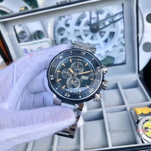 Oris ProDiver Stianless Steel Chrono Watches 46mm 2