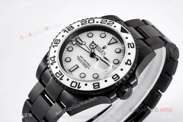 2020 NEW! AAA Replica Rolex GMT-Master II &8216;Oreo VR Swiss 3186 White Ceramic Watch 2