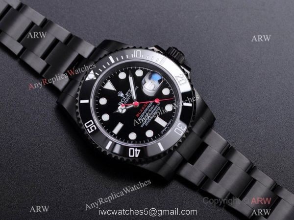 V6 Factory 1:1 Swiss Replica Rolex BLAKEN Submariner Watch Swiss 3135 Movement 2