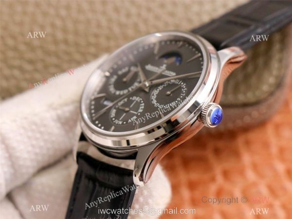 NEW! Swiss Copy Jaeger-LeCoultre Master Ultra Thin Perpetual Watch Rhodium Dial 2