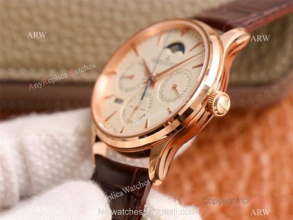 NEW! Swiss Jaeger-LeCoultre Master Ultra Thin Perpetual Rose Gold Watch 39mm 2