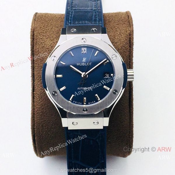 AAA Swiss Replica Hublot Classic Fusion Women Watches Swiss 2892 Black Dial 2
