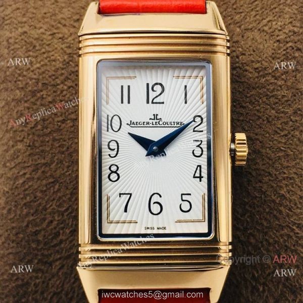 Swiss Copy Jaeger-LeCoultre Reverso One Ladies Watch Rose Gold Sapphire Glass 2