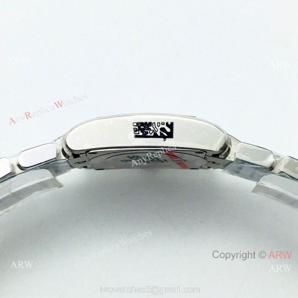 Super Clone Cartier Tank 2301 CC708177 Watch Cream Dial Lady Size 2