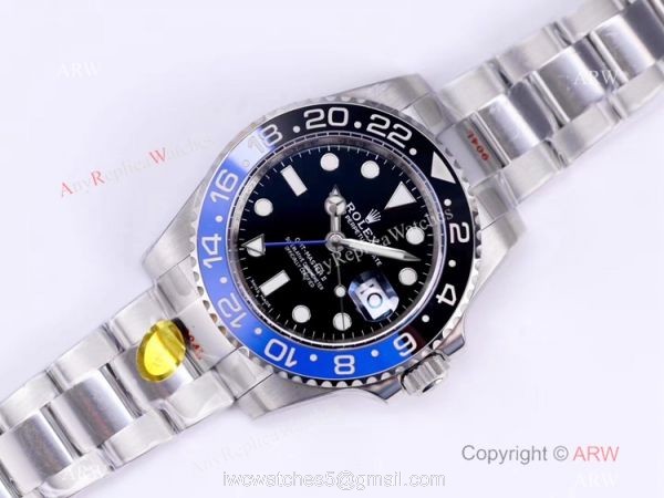 1:1 Best Edition NOOB V11 Version Rolex GMT-Master II Batman Watch 116710BLNR 2