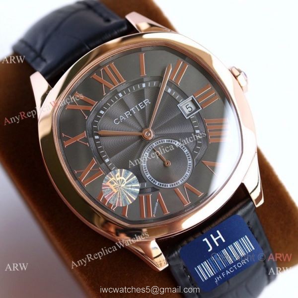 JH Factory Swiss Cartier Drive De Watches Rhodium Dial 2