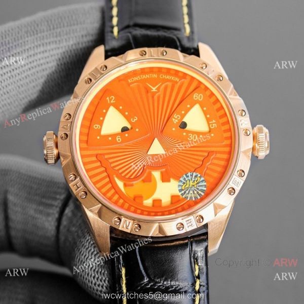 Swiss Grade Copy Konstantin Chaykin Joker Halloween Watch Rose Gold 2