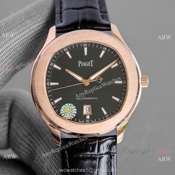 Swiss Replica Piaget Polo S Limited Edition Watches Blue Leather Strap 2