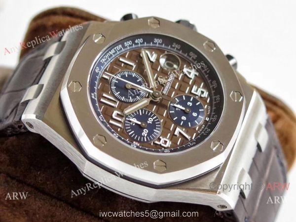 (JF) Replica Audemars Piguet Royal Oak Offshore Swiss 3126 Watch Blue Subdials 2