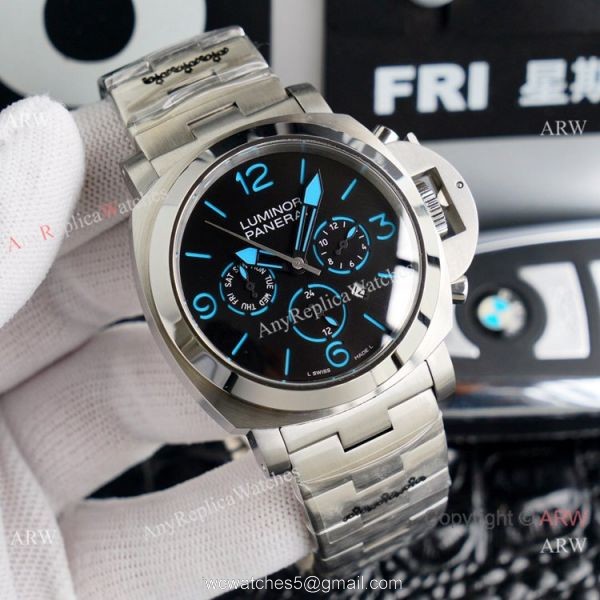Highest Quality Panerai Luminor All Black Swiss 9100 Watches 2
