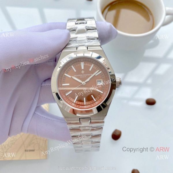 Copy Vacheron Constantin Geneve Overseas 42mm Watches Rose Gold 2
