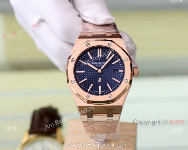 New Style Audemars Piguet Jumbo Rose Gold Automatic Watches 41mm 2