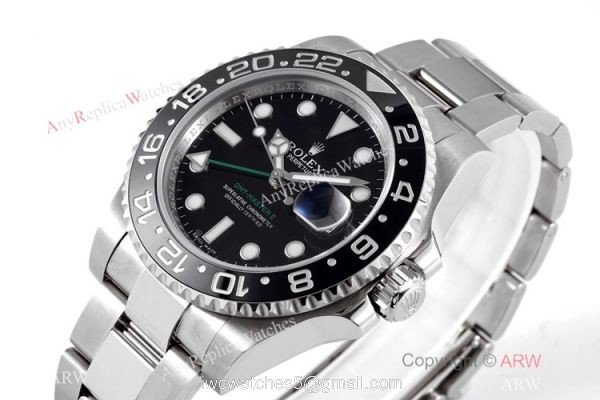 VR-Factory V2 Version 1-1 Best Copy Rolex GMT-Master II Watch 40mm Black Ceramic Bezel 2