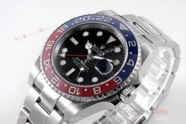 VR Factory V2 Version AAA Replica Rolex GMT-Master II Watch Oyster Band Pepsi Ceramic Bezel 2
