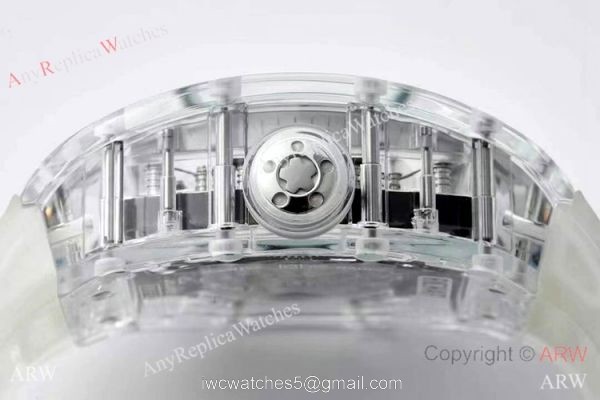 2020 New! True Double Tourbillon EUR Swiss Richard Mille RM 56-02 Sapphire Tourbillon Watch 55mm 2