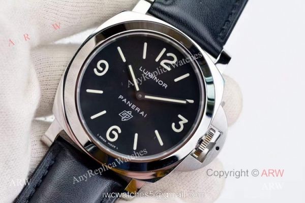 Replica Panerai Luminor Zero PAM 000 Black Dial With Paneai Logo Watch 44mm 2