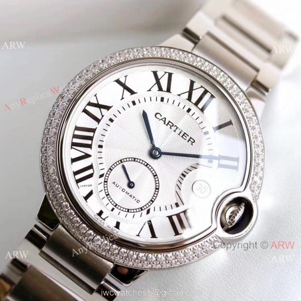 Swiss Replica Cartier Ballon Bleu 42mm XL Watch Stainless Steel 2