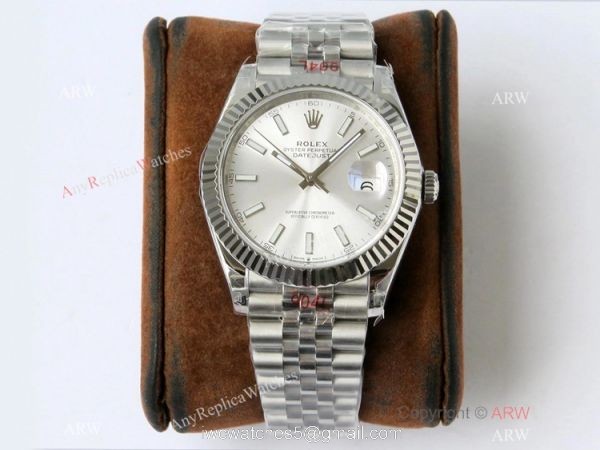 VR-Factory 1:1 Replica Rolex Datejust II 41mm Jubilee Watch Blue Dial 2
