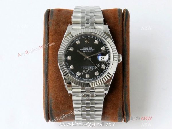 VR-Factory Copy Rolex Datejust II 41mm Watch Gray Diamond Dial Jubilee Band 2