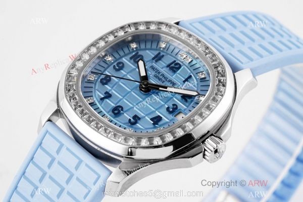 PPF Factory Patek Philippe Aquanaut Blue Version Watch Cal.324 Movement 2