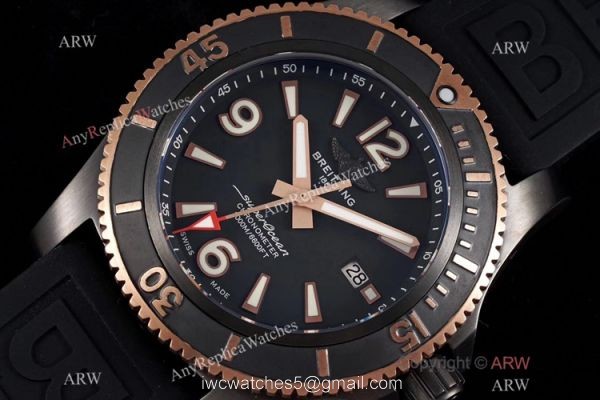 2020 New! Swiss Grade Copy Breitling Superocean Automatic Watch 2-Tone Rose Gold 2
