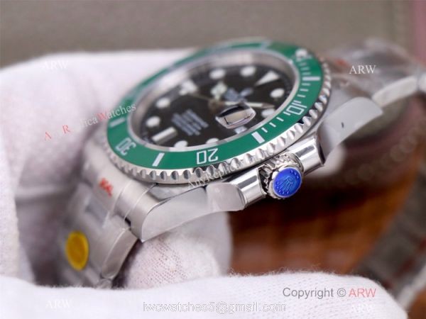New Arrival! Rolex Submariner 41MM Green Blue Watch EW Factory 3235 Movement 2