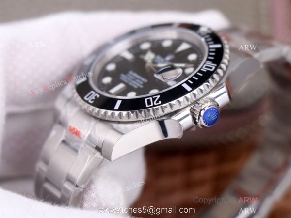 New Arrival! Rolex Sabmariner 41MM SS Black Dial Watch EW Factory 3235 Movement 2
