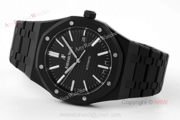 ZF Factory Audemars Piguet Royal Oak 41mm 15400 DLC Black Venom Swiss Replica Watches 2