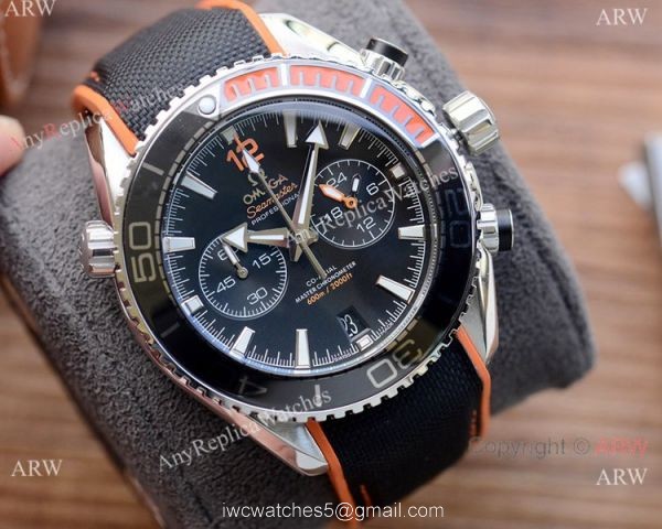 Best Copy Omega Planet Ocean 600m Chronograph Watches Gray Dial 2