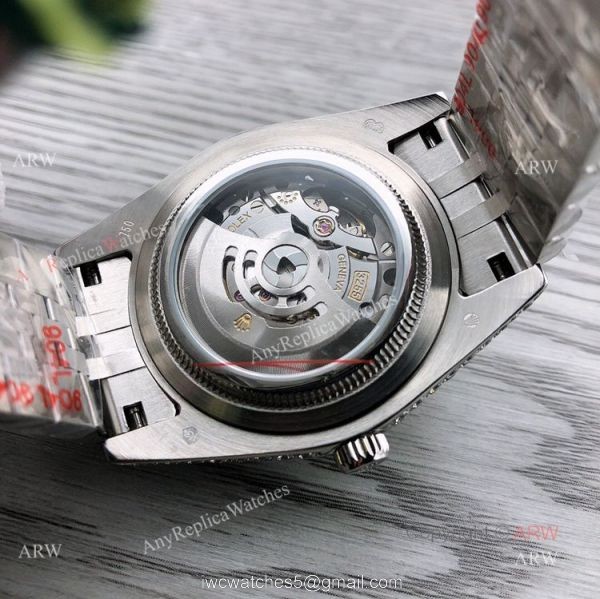 Iced Out Rolex Datejust ii 41 Silver Dial And Stick Markers Swiss 3255 Replica Watches 2