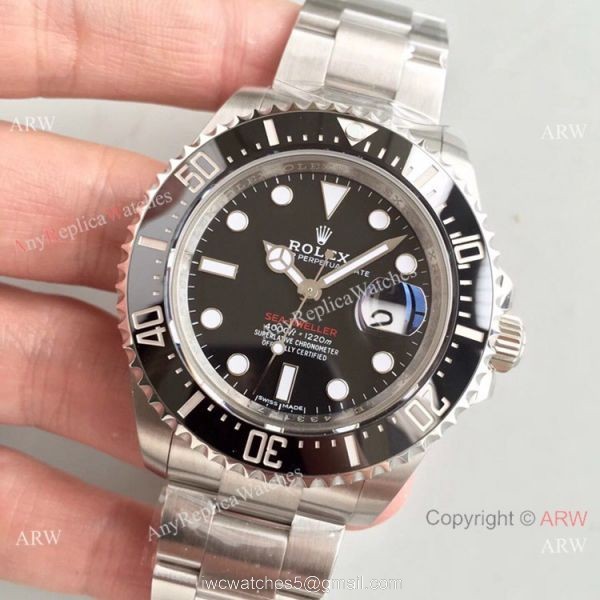 Luxury AAA Replica Rolex SEA-Dweller 43mm Watch Noob Factory Swiss 3235 904L V10 2