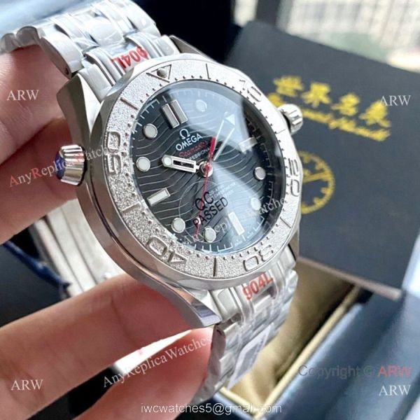 2021 New! Copy Omega Seamaster Diver 300m Nekton Edition Watch Stainless Steel 2