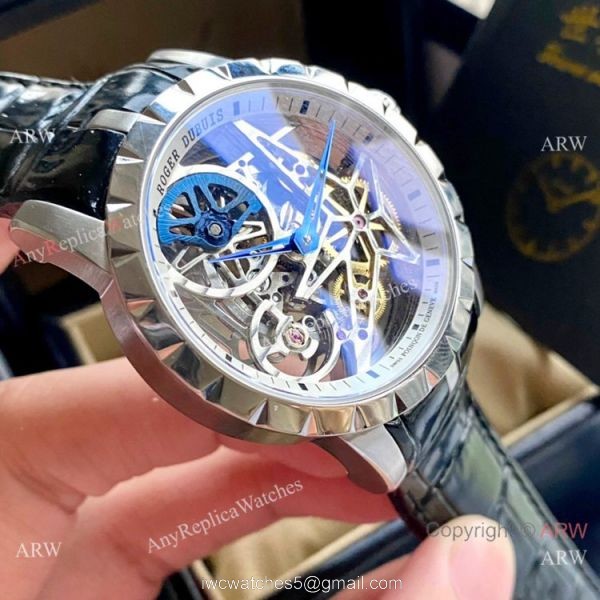 New Replica Roger Dubuis Excalibur 46 Hollow Watch White Inner 2