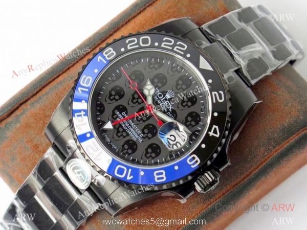 2021 NEW! Swiss Best 1-1 Rolex GMT Master II REVENGE Matte Black 904L Watch Swiss 3285 Movement 2