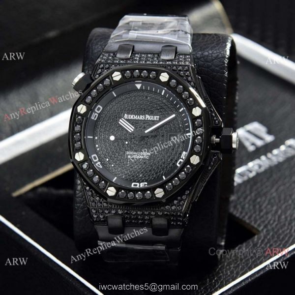 Clone Audemars Piguet Diver Automatic Watches Diamond Case and Face 2