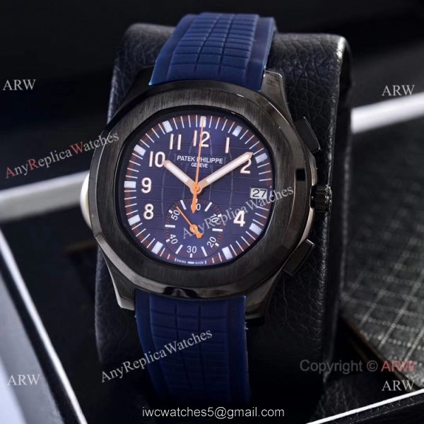 Best Clone Patek Philippe Aquanaut VK Quartz Watches Solid Black 2