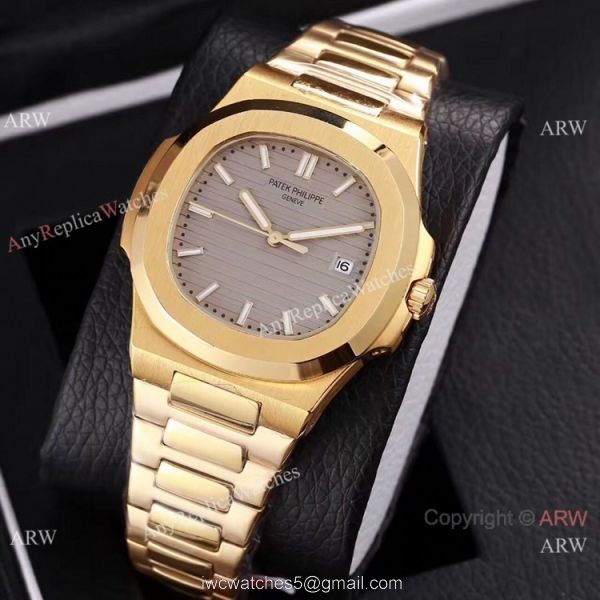Knockoff Patek Philippe Nautilus All Gold Watches 40m 2