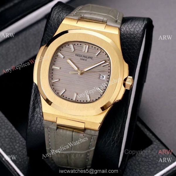 Best Copy Patek Philippe Nautilus 40mm Watches Gold and Black 2