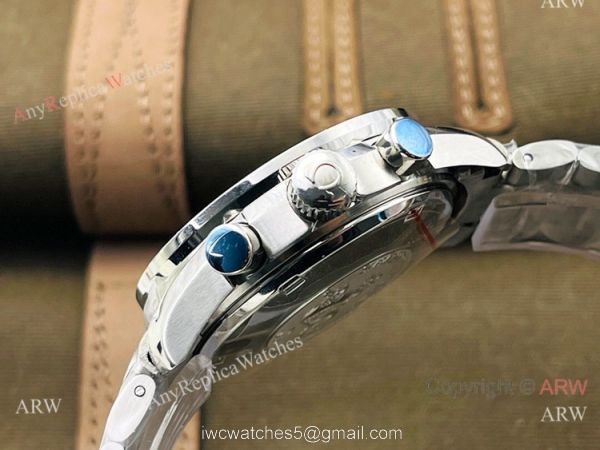 TW Factory Omega Speedmaster 7750 Watch Replica Stainless Steel Panda Face 2
