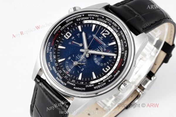 ZF Factory 1:1 Replica Jaeger leCoultre Master 39mm Watch Blue Face 2