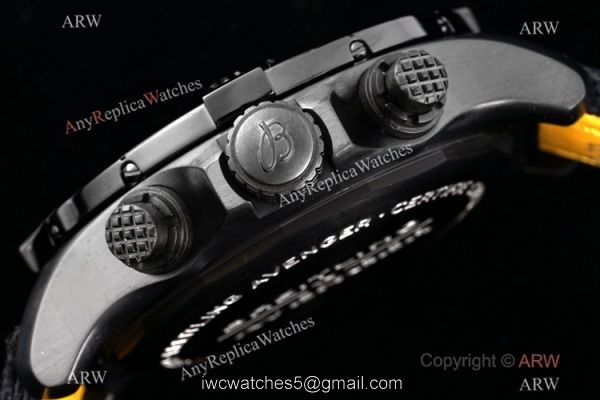 Swiss Grade Clone Breitling Super Avenger II 7750 Watch All Black 2