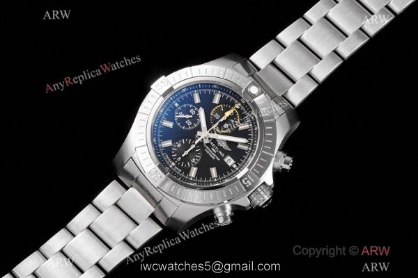 Swiss Copy Breitling Super Avenger II 7750 Stainless steel Watch New! 2