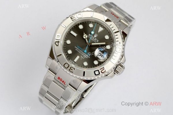 EW Factory Rolex Yacht-Master 40mm 126622 Watch EW/Swiss 3235/904L Stainless Steel Dark Rhodium 2