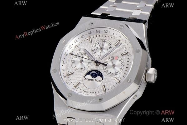 BF Audemars Piguet Perpetual Calendar Replica Watch Silver Dial Cal.5134 Movement 2