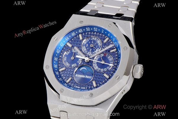 BF Factory Audemars Piguet Perpetual Calendar Watch Blue Dial AAA Replica 2