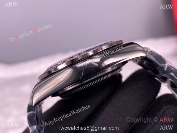 New! Swiss Copy Rolex Daytona 7750 Black Steel Panda Face Watch 2