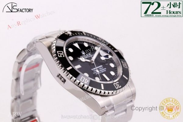 Swiss Grade 1 Rolex Submariner Black Dial 1:1 VS 3235 New 41mm Watch 72 Power Reserve 2