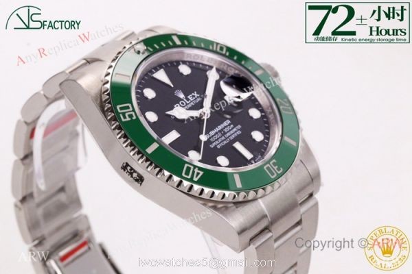Swiss Grade 1 Rolex Green Submariner 1:1 VS 3235 New 41mm Watch 72 Power Reserve 2